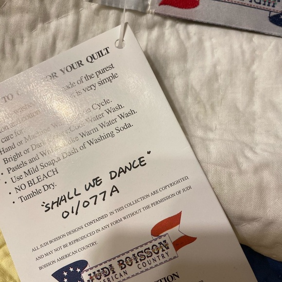 UNIQUE ⭐️JUDI BOISSON baby crib quilt - Picture 6 of 8